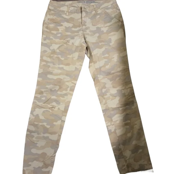 Khakis by Gap Skinny Utility Khaki Camo Pants Sz 2R - Picture 4 of 4